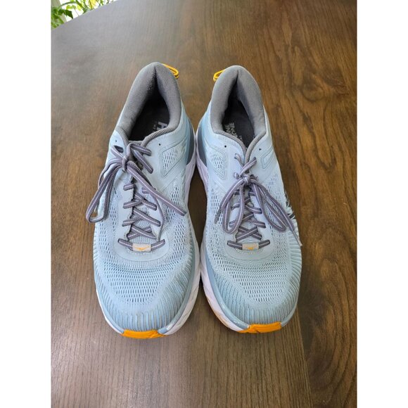 Hoka Mens Trainers Bondi 7 Lace-Up Low-Top Running Sneakers Mesh - Picture 15 of 16